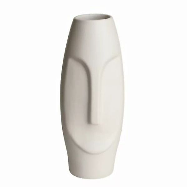 Beige & Stone Nordic Face Vase weiß günstig online kaufen