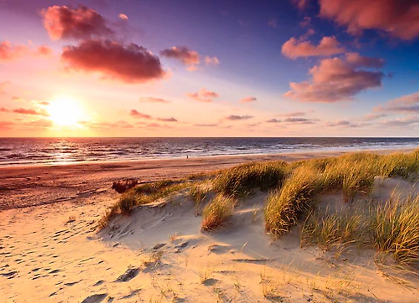 Papermoon Fototapete »Dunes Sunset« glatt günstig online kaufen