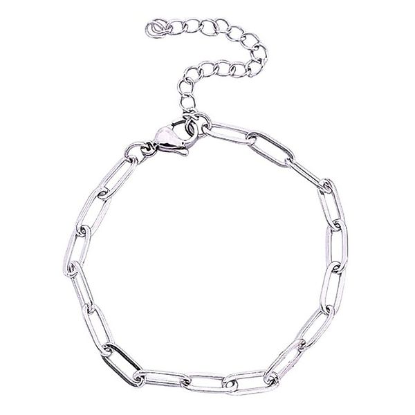 KARMA Edelstahlarmband Silber oder Gold Gliederarmband günstig online kaufen
