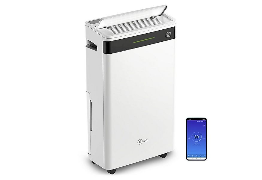 alfda Luftentfeuchter AEF2000W, für 100 m³ Räume, Entfeuchtung 20,00 l/Tag, günstig online kaufen
