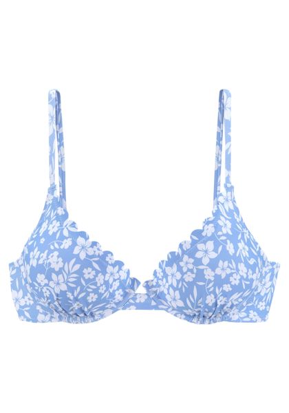 Vivance Bügel-Bikini-Top Leni, mit gelaserter Wellenkante günstig online kaufen