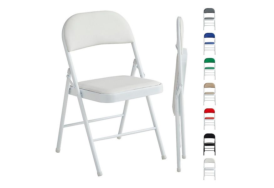 MCC direct Klappstuhl Kunstleder Klappstuhl gepolstert im 1er, 2er, 4er und günstig online kaufen