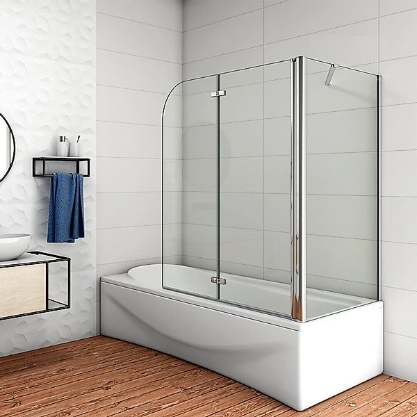 duschspa Badewannenaufsatz 140cm NANO Faltwand Duschwand günstig online kaufen