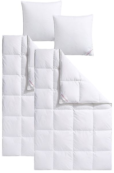 Haeussling Daunenbettdecke + Kopfkissen Swiss Royal, günstig online kaufen