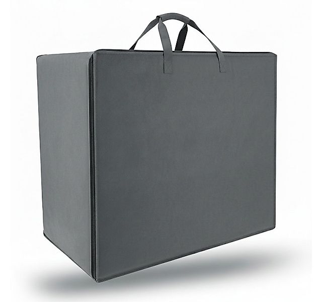 Klappmatratze Aufbewahrungstasche für Decken, Kissen, VS95 65x75x42 cm Grau günstig online kaufen
