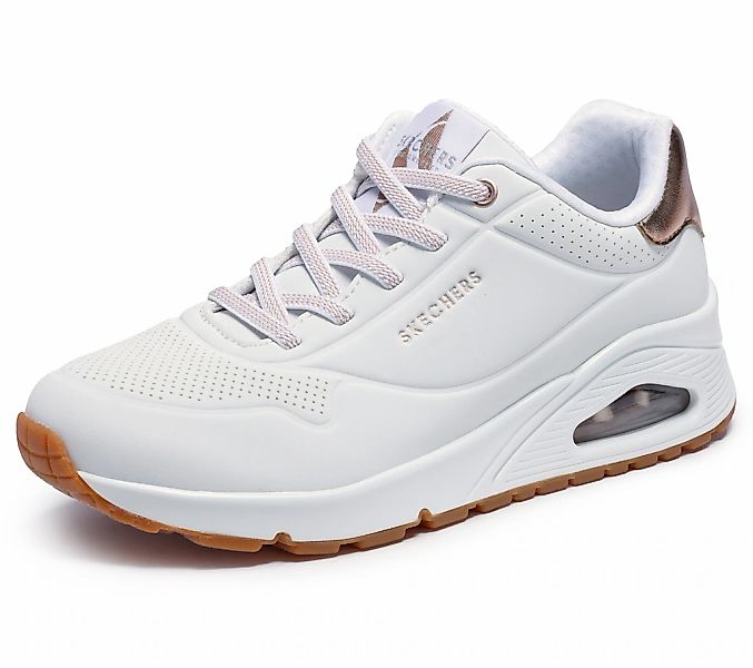 Skechers Slip-On Sneaker "UNO SHIMMER AWAY" Slipper, Freizeitschuh, Plateau günstig online kaufen