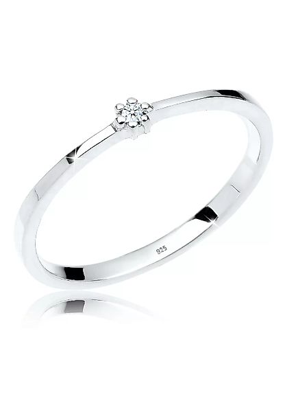 Elli DIAMONDS Verlobungsring "Verlobungsring Diamant 925er Sterling Silber" günstig online kaufen
