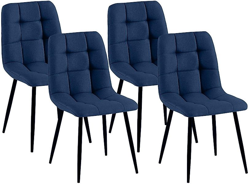 CLP Esszimmerstuhl Antibes Stoff (4er Set, 4 St), mit Stoffbezug, bis 150 k günstig online kaufen
