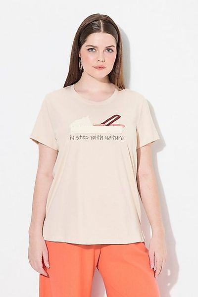 Ulla Popken T-Shirt T-Shirt Schuh Rundhals Halbarm Biobaumwolle günstig online kaufen