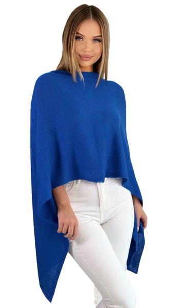 Mississhop Strickponcho Damen Poncho Cape Überwurf günstig online kaufen