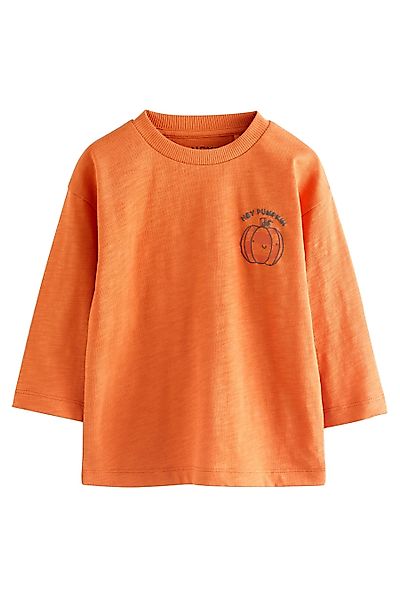 Next Langarmshirt Langarmshirt mit Halloween-Grafik (1-tlg) günstig online kaufen