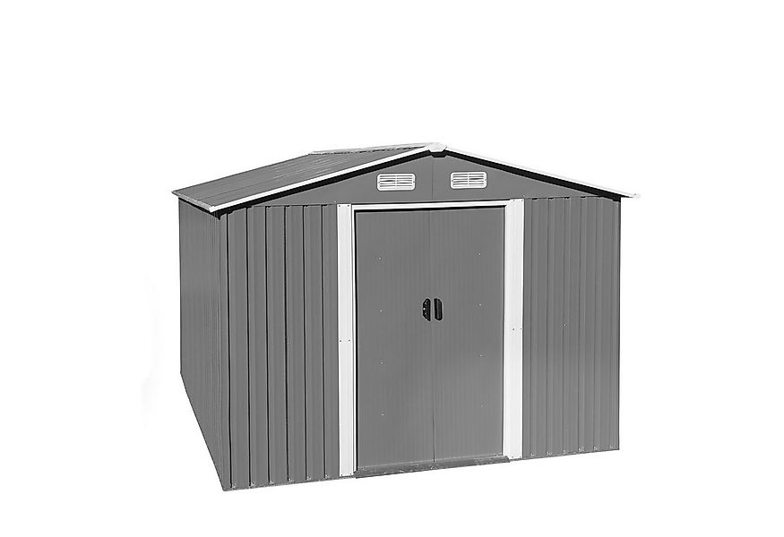 ESTEXO Gerätehaus Geräteschuppen Gartenhaus 580x257x178 cm Metall Fundament günstig online kaufen