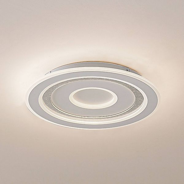 Lindby LED-Deckenleuchte Lorvik, Ø 40 cm, weiß, CCT, dimmbar günstig online kaufen