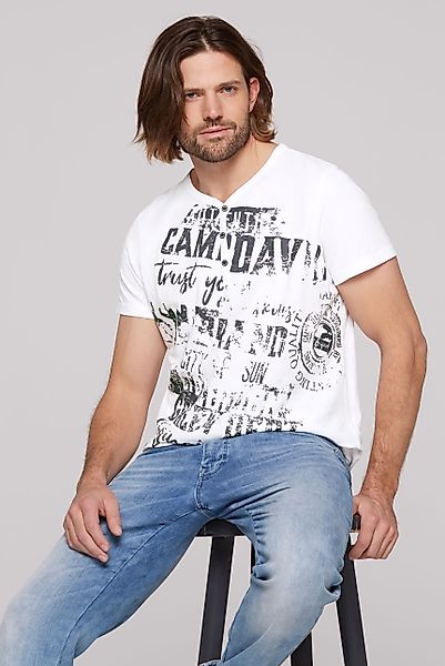 CAMP DAVID V-Shirt, aus Baumwolle günstig online kaufen