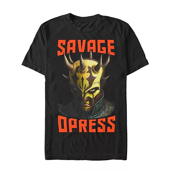 Star Wars - The Clone Wars - Savage Opress Savage Face - Männer T-Shirt günstig online kaufen