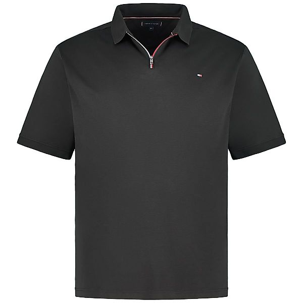 Tommy Hilfiger Poloshirt mit Kontrastdetails Farbe schwarz Größe: 4XL günstig online kaufen