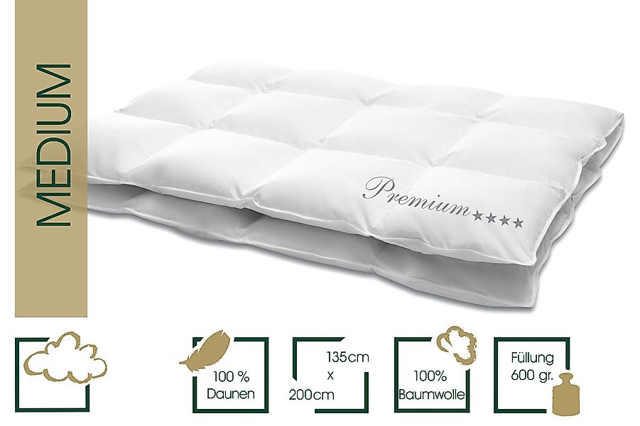HANSKRUCHEN Daunenbettdecke Premium, Füllung: 100% Daunen, günstig online kaufen