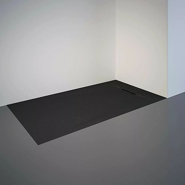 Schulte Duschwanne ExpressPlus Extraflach Rechteck 140 cm x 80 cm Anthrazit günstig online kaufen