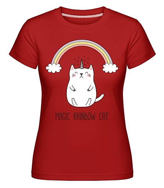 Magic Rainbow Cat · Shirtinator Frauen T-Shirt günstig online kaufen
