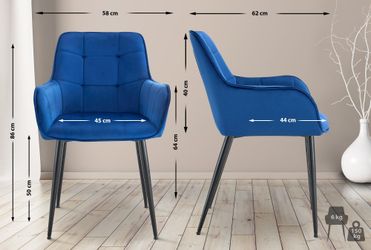 CLP Esszimmerstuhl Ferndale (2er Set), Ziernähte, günstig online kaufen