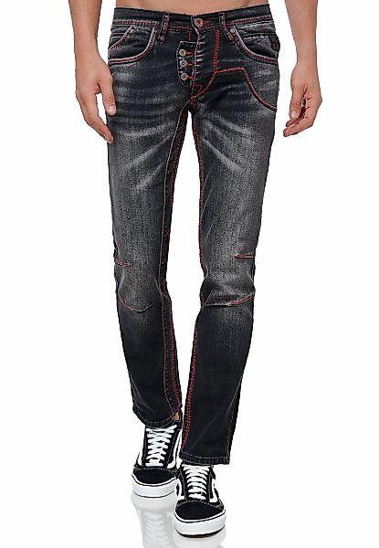 Rusty Neal Straight-Jeans "RUBEN 45", mit trendigen Kontrastnähten günstig online kaufen