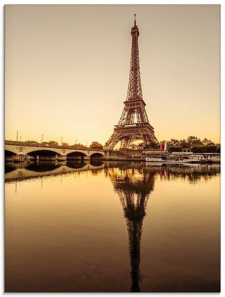 Artland Glasbild "Paris Eiffelturm V" Gebäude 1 Stk. tlg. in verschiedenen günstig online kaufen