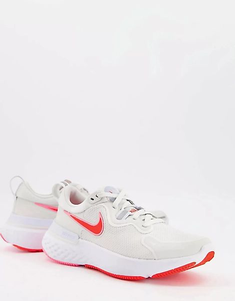 Nike Running – React Miler – Sneaker in Weiß günstig online kaufen