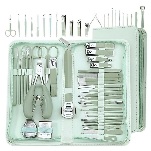 STILVORA Maniküre-Etui 35er Nagelset Nagelpflege Set günstig online kaufen