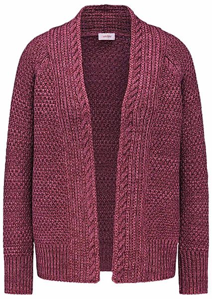 GOLDNER Strickjacke "Kurzgröße Zeitlose Strickjacke in Grobstrick" günstig online kaufen