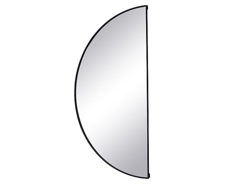Spiegel halbrund Design - 50 x 100 cm - Schwarz - GAVRA günstig online kaufen