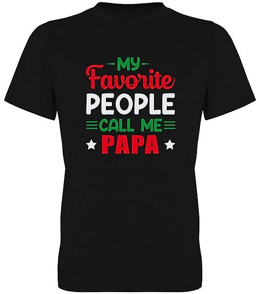 G-graphics T-Shirt My favorite people call me Papa Herren T-Shirt, mit Fron günstig online kaufen