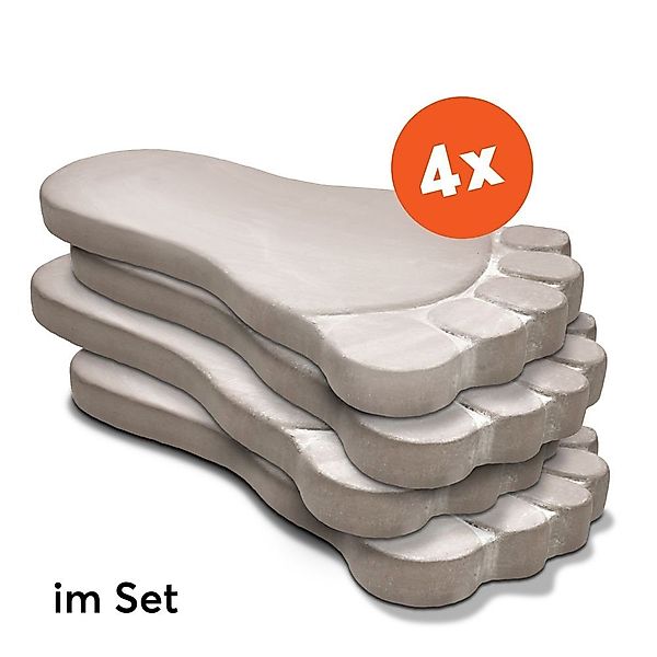 matches21 HOME & HOBBY Gartenfigur Fußabdrücke günstig online kaufen