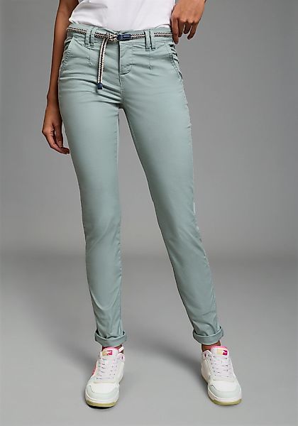 KangaROOS Chinohose in schmaler Form, mit Kordel zu binden günstig online kaufen