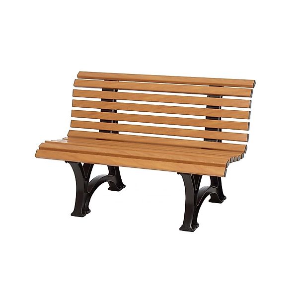PROREGAL® Gartenbank Gartenbank Jamaika, 2-Sitzer, Holzoptik, günstig online kaufen