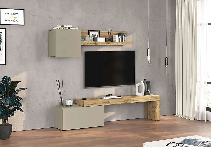 OTTO home TV-Wand "Chronos TV-Set, Wohnwand – Elemente frei platzierbar, Ma günstig online kaufen
