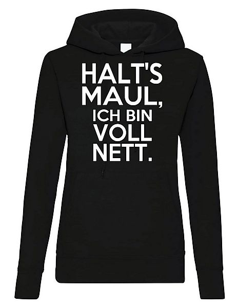 Youth Designz Kapuzenpullover Damen Hoodie Pullover "Halts Maul ich bin vol günstig online kaufen