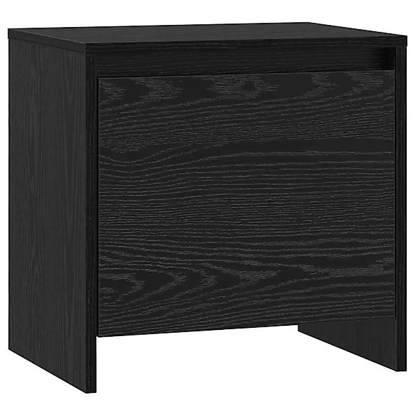 vidaXL Nachttisch Schwarz Eichen-Optik 45 x 34 x 44,5 cm Holzwerkstoff 8000 günstig online kaufen