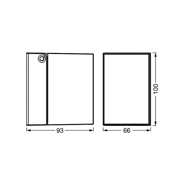 OSRAM Außenwandlampe ENDURA CLASSIC CUBE, silber Metall IP44 günstig online kaufen