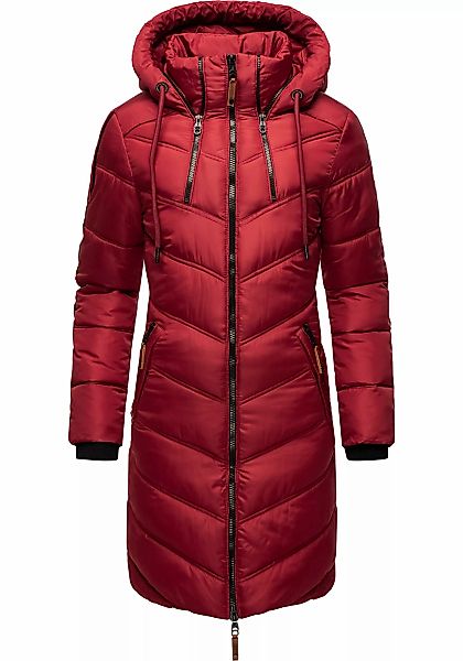 Marikoo Wintermantel "Armasa", modischer Damen Winter Steppmantel mit Kapuz günstig online kaufen