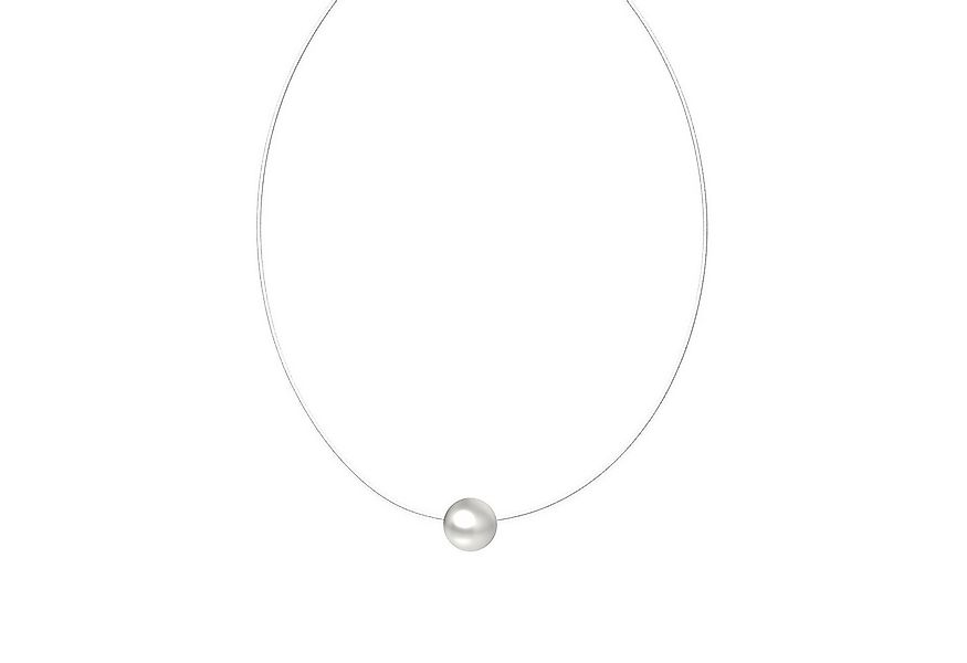 LÖB Kette mit Anhänger 925 Silber Nylon Kette Halskette Perle Schwebend Col günstig online kaufen