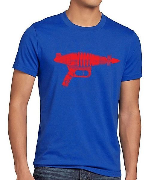 style3 T-Shirt Space Gun Big Bang Black Men Alien the big bang theory sheld günstig online kaufen