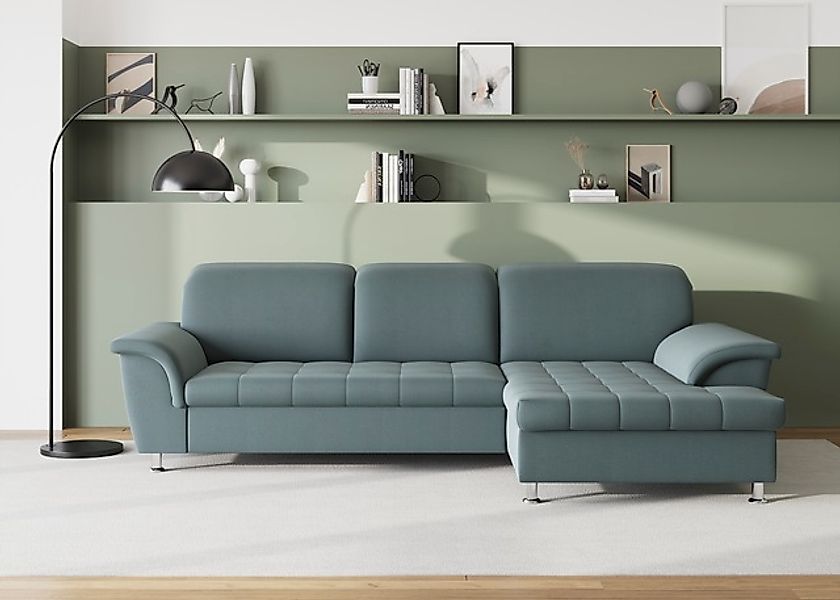 DOMO collection Ecksofa »Franzi Steppung im Sitzbereich B7T/H: 278/162/80 c günstig online kaufen