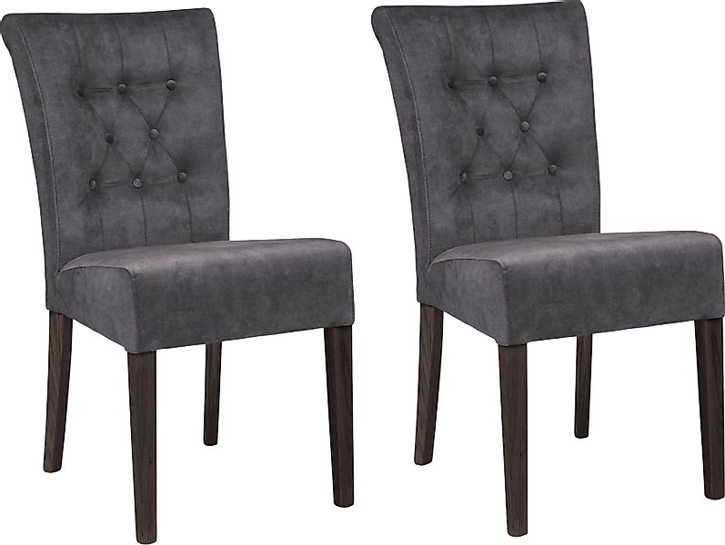 Home affaire Esszimmerstuhl "Queen BESTSELLER" (Set) 2 Stk.Polsterstuhl mit günstig online kaufen