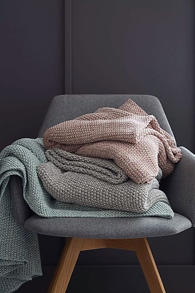 Wohndecke Melange, SCHÖNER WOHNEN-Kollektion, Strickdecke mit günstig online kaufen
