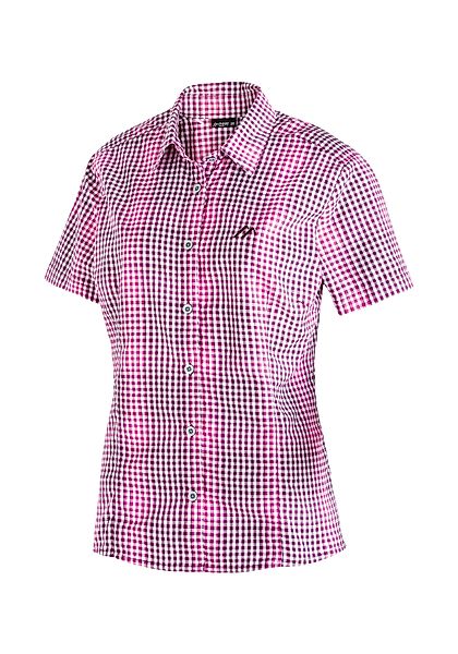 Maier Sports Funktionsbluse "Philina", Karierte Kurzarm-Bluse für Wandern, günstig online kaufen