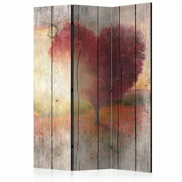 artgeist Paravent Autumnal Love [Room Dividers] mehrfarbig Gr. 135 x 172 günstig online kaufen