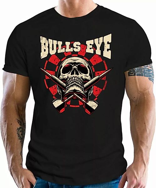 LOBO NEGRO® T-Shirt für Dartspieler und Fans: Bulls Eye günstig online kaufen