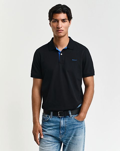 Gant Poloshirt 2062026 Herren Kontrast Pique Poloshirt aus Better Cotton günstig online kaufen