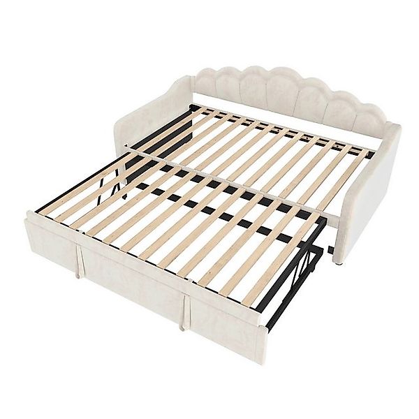 MODFU Polsterbett Daybett Funktionsbett (Multifunktionales Samt-Tagesbett 9 günstig online kaufen