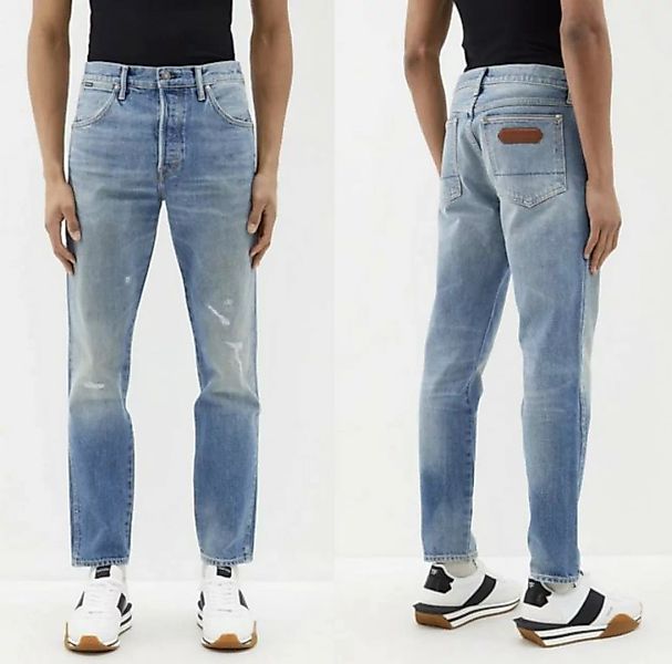 Tom Ford 5-Pocket-Jeans TOM FORD SELVEDGE DENIM TAPERED FIT PANTS JEANS HOS günstig online kaufen